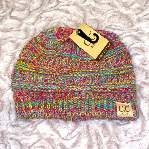C&C California Other - C.C Kids Multi Color Beanie Knit Hat - NWT